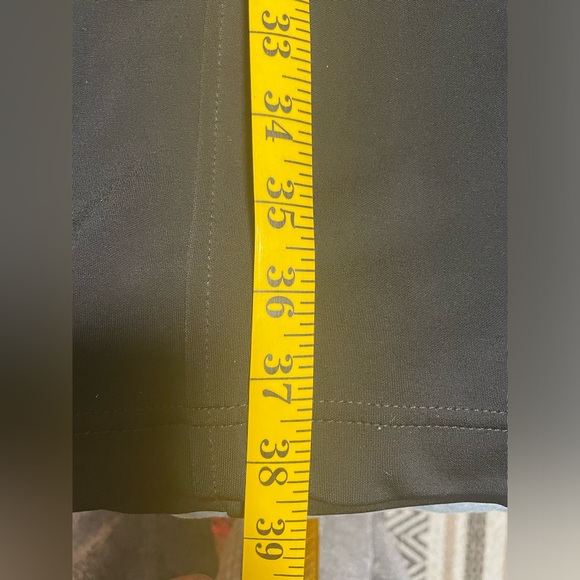 1990S TADASHI BLACK VINTAGE EVENING DRESS W SHEER SLEEVES & RHINESTONES - Picture 7 of 8